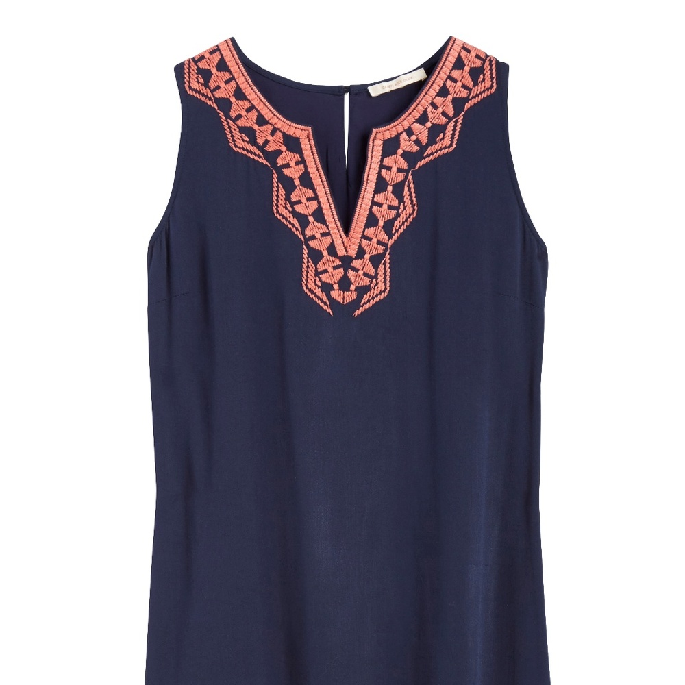 SKIES ARE BLUE Krystyna Embroidered Dress Size: SP